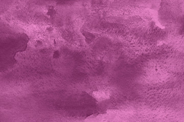 Pink bright watercolor and ink paper textures on white background. Chaotic stylish abstract organic design.
