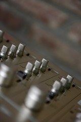 Vintage sound equipment, vintage color
