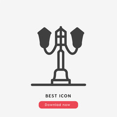 street light icon vector