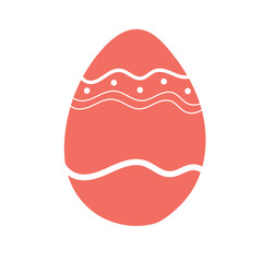 Easter Egg. Vector Illustration.