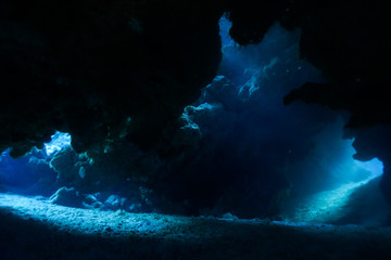 Caves of Claudia Reef at the Red Sea, Egypt