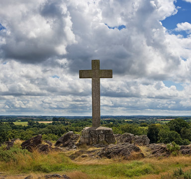 Cross in Brittany, France