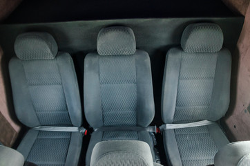 Obraz premium Interiors from the back of the car