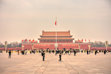 Tiananmen Square, Beijing - obrazy, fototapety, plakaty