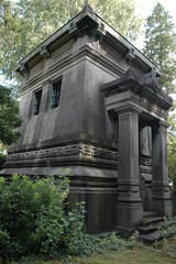 Cemetery park tomb bones death sculpture