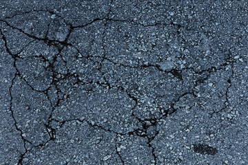 Abstract cracked background as basis for any creative design. Cement, asphalt floor fissure...