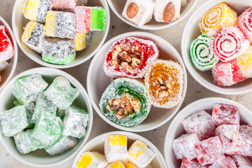 Turkish delight close up