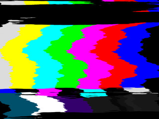 No signal / Test Pattern for Wide Screen TV