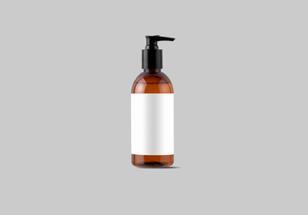 Ember and white bottle isolate