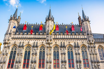 Fototapeta premium Bruges City Hall, Belgium