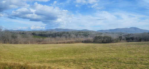 "Vista View" The Blue Ridge Mountains on a sunny late winter afternoon ZDS Americana Landscapes