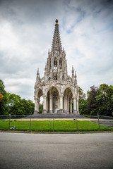 Fototapeta na wymiar The monument of the King Leopold I in Laeken park in Brussels, Belgium