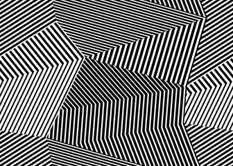 Abstract seamless pattern with lines. Geometric shapes. vector background