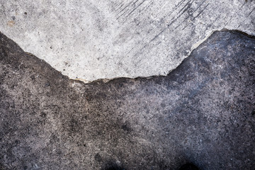 Half Dark and Half Light Raw Concrete Grunge Wall Background