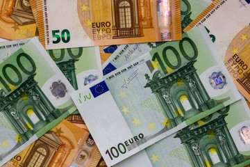 euro currency money banknotes