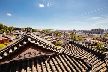 Bukchon Hanok Village in South Korea