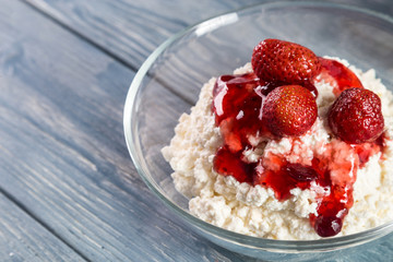 Image with curd.