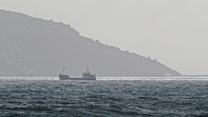 Fototapeta premium rough storm in Lerici