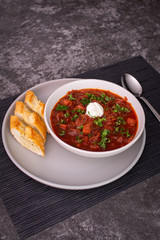  A plate of delicious borscht