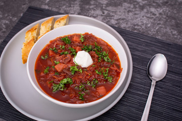  A plate of delicious borscht
