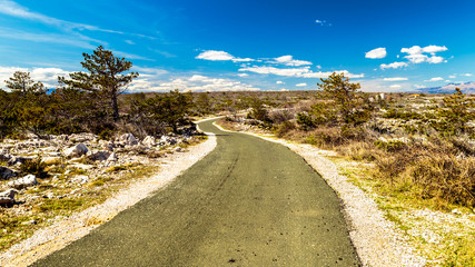 Countryside of Croatia in a summer day