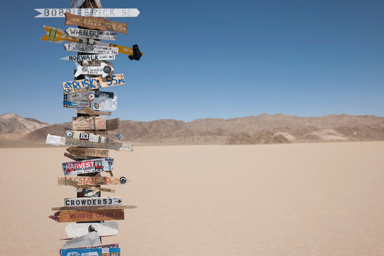 Desert Roadside Sign 