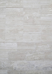 New relief imestone cladding on wall closeup