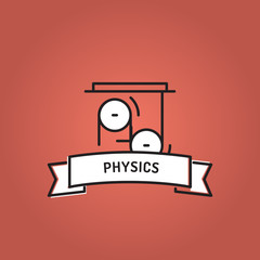 PHYSICS LINE ICON SET