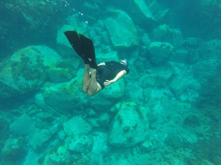 underwater caribbean sea