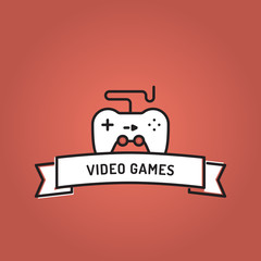 VIDEO GAMES LINE ICON SET