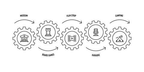 ENTARTAINMENT LINE ICON SET