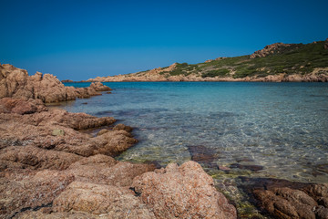 Beautiful coast in the north of Sardinia