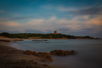 Beautiful coast in the north of Sardinia