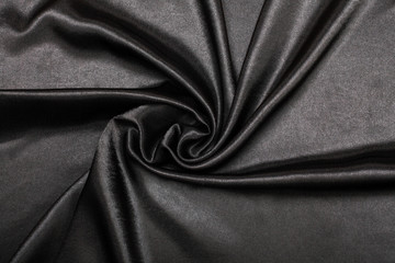 Fototapeta premium black silk fabric background
