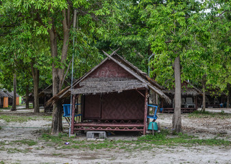 Seaside wooden cottages on Koh Lipe