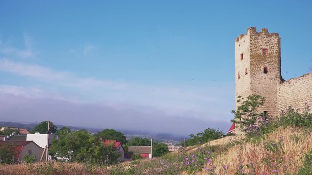 Ancient Genoese fortress in Feodosia. Crimea.