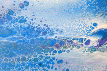 Marble texture. Acrylic colors.
