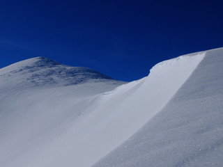 paysage de neige en hiver