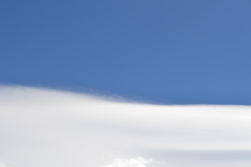 Fototapeta premium Sky blue and white