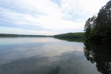 lake and blue sky