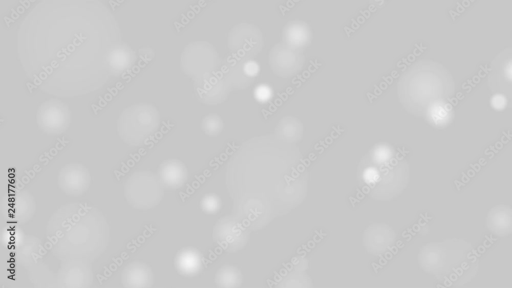 Poster white bokeh particle effect. digital computer data dots on grey background. abstract graphic design 