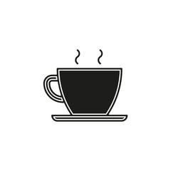 tea cup icon - vector coffee mug illustration