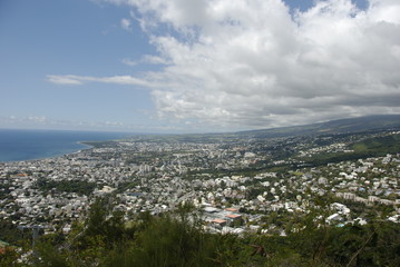sky landscape reunion island
