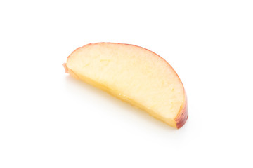 fresh red apples sliced