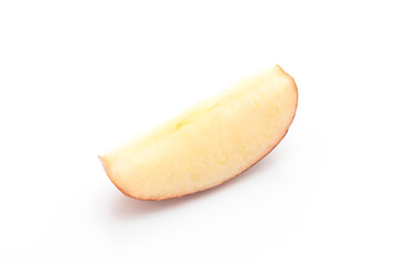 fresh red apples sliced