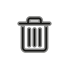 waste icon - trash bin, recycle garbage can