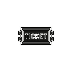 movie ticket. vector Admit one illustration, admission pass