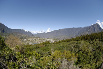 Fototapeta premium reunion island nature mountain