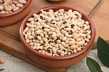 fagioli dell'occhio da sopra