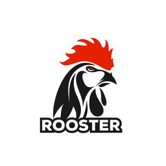 Rooster Logo Designs Concept, Chicken Head Mascot Logo Designs 
